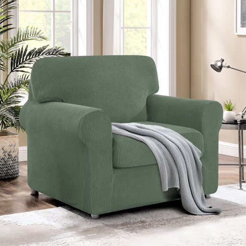 Pizarro Soft Stretch Separate Box Cushion Armchair Slipcover